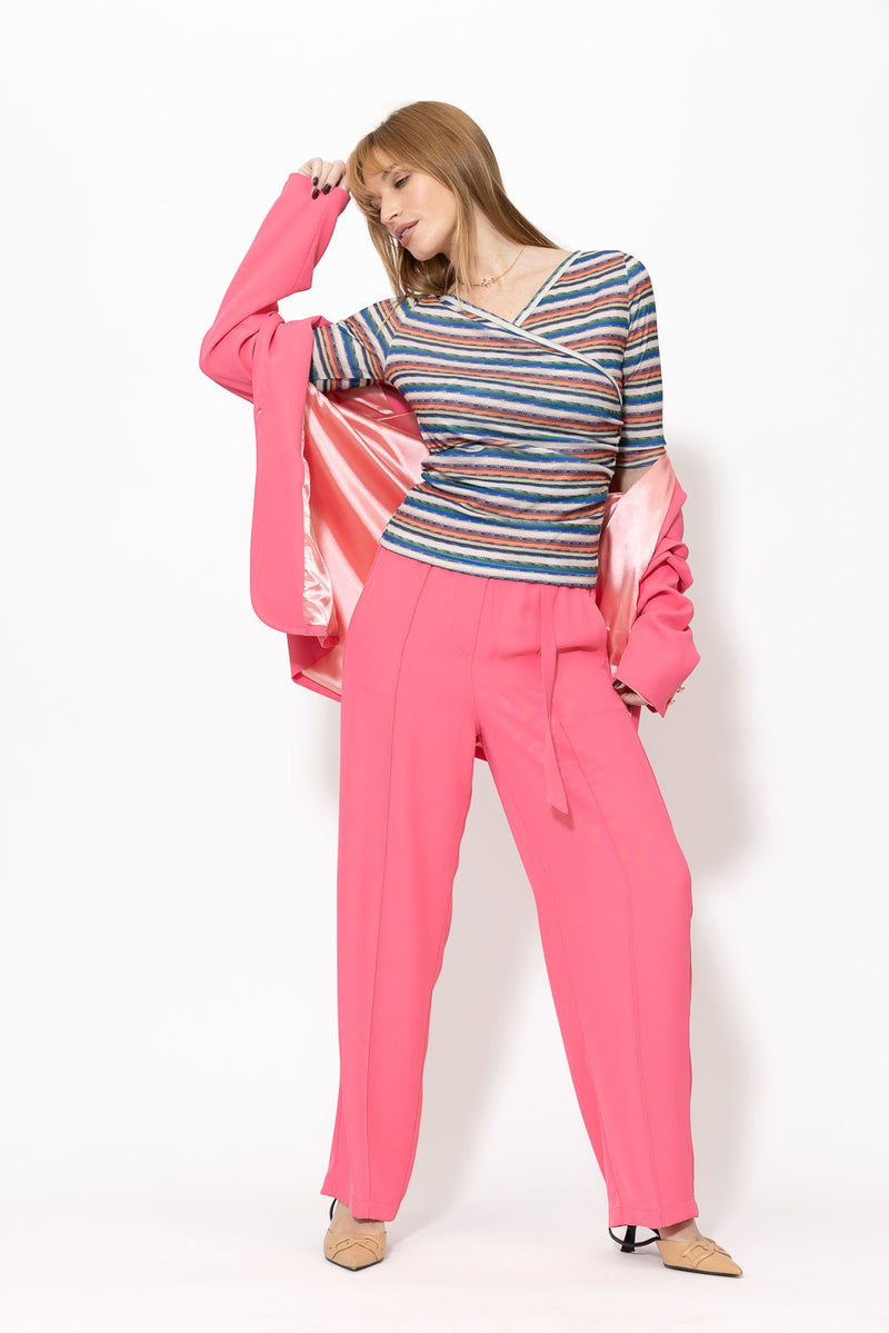 Orange Stripe Livvie Top