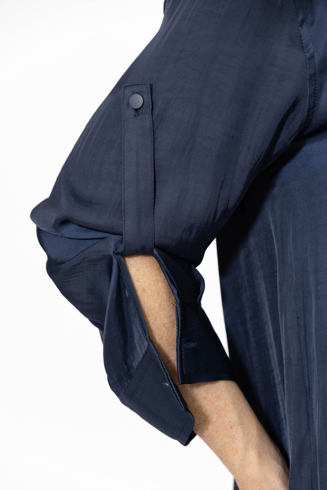 Navy Glow Boyfriend Shirt
