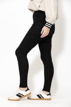 Black Tencel Skirt Over Legging