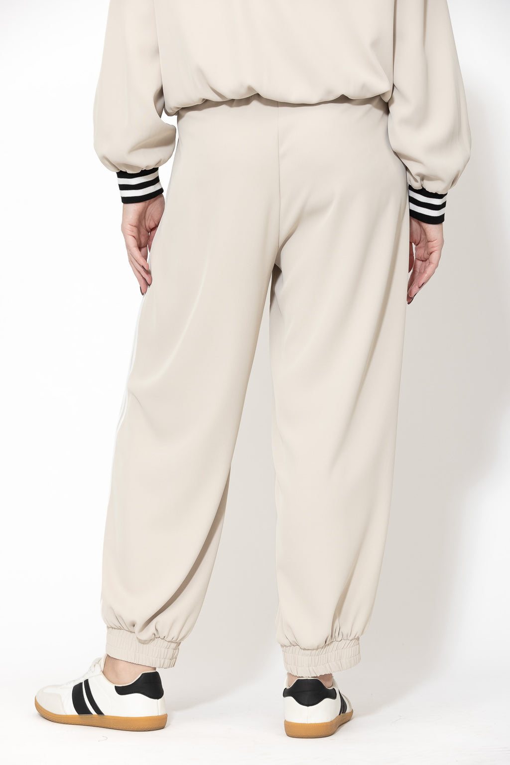 Beige Euro Sport Balloon Pant