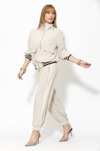 Beige Euro Sport Balloon Pant