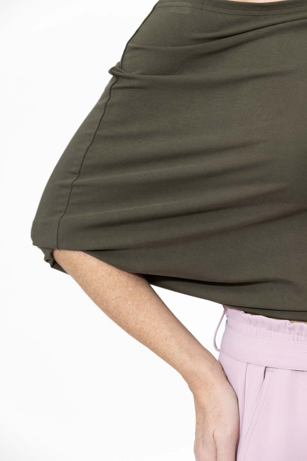 Forest Tencel Drape Top
