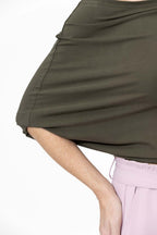 Forest Tencel Drape Top