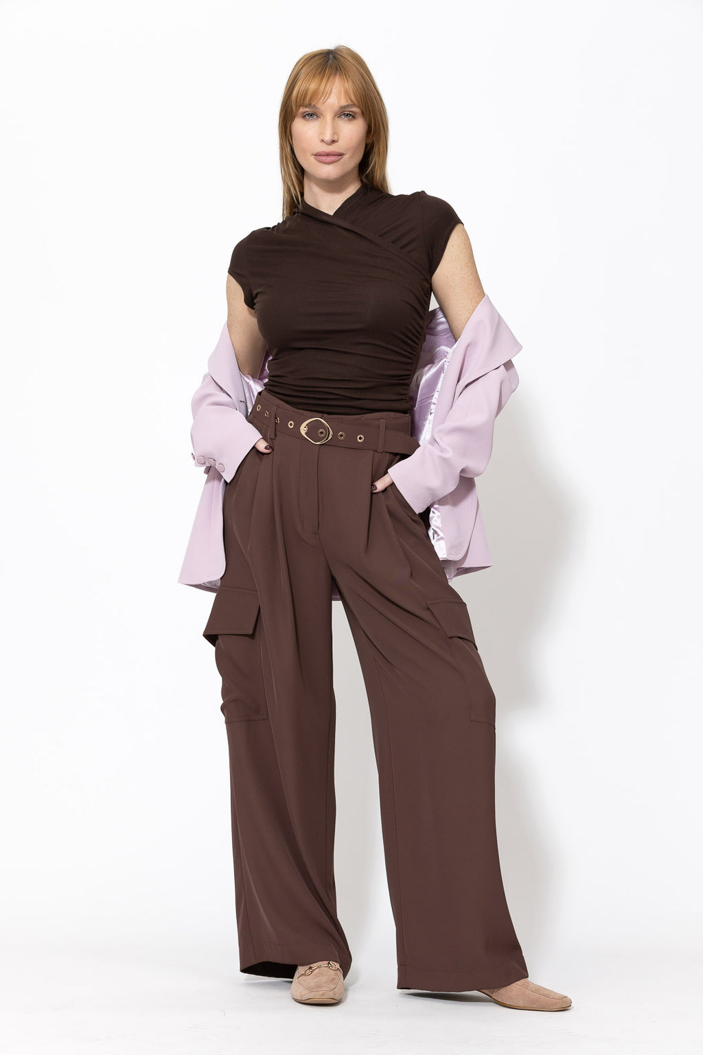 Chocolate Tencel Liv Top