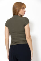 Khaki Tencel Liv Top