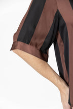 Chocolate Stripe Glow Blogger Shirt