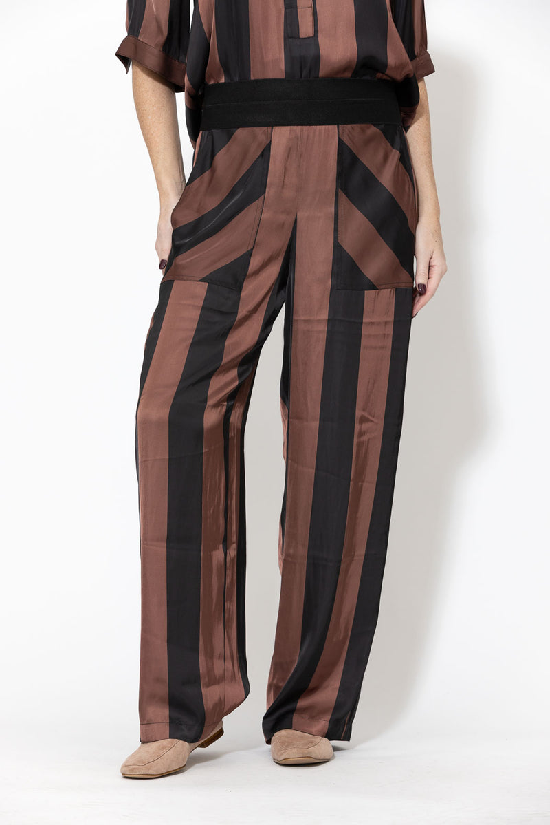 Chocolate Stripe Glow Resort Pant