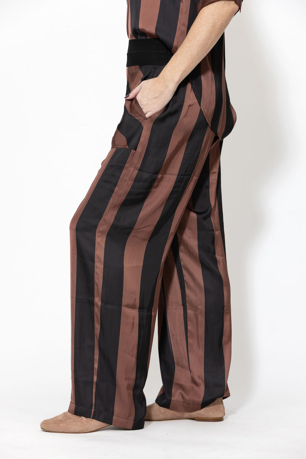 Chocolate Stripe Glow Resort Pant