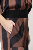 Chocolate Stripe Glow Resort Pant