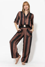 Chocolate Stripe Glow Resort Pant