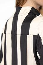 Ivory Stripe Glow Blogger Shirt