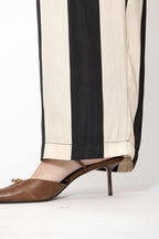 Ivory Stripe Glow Resort Pant