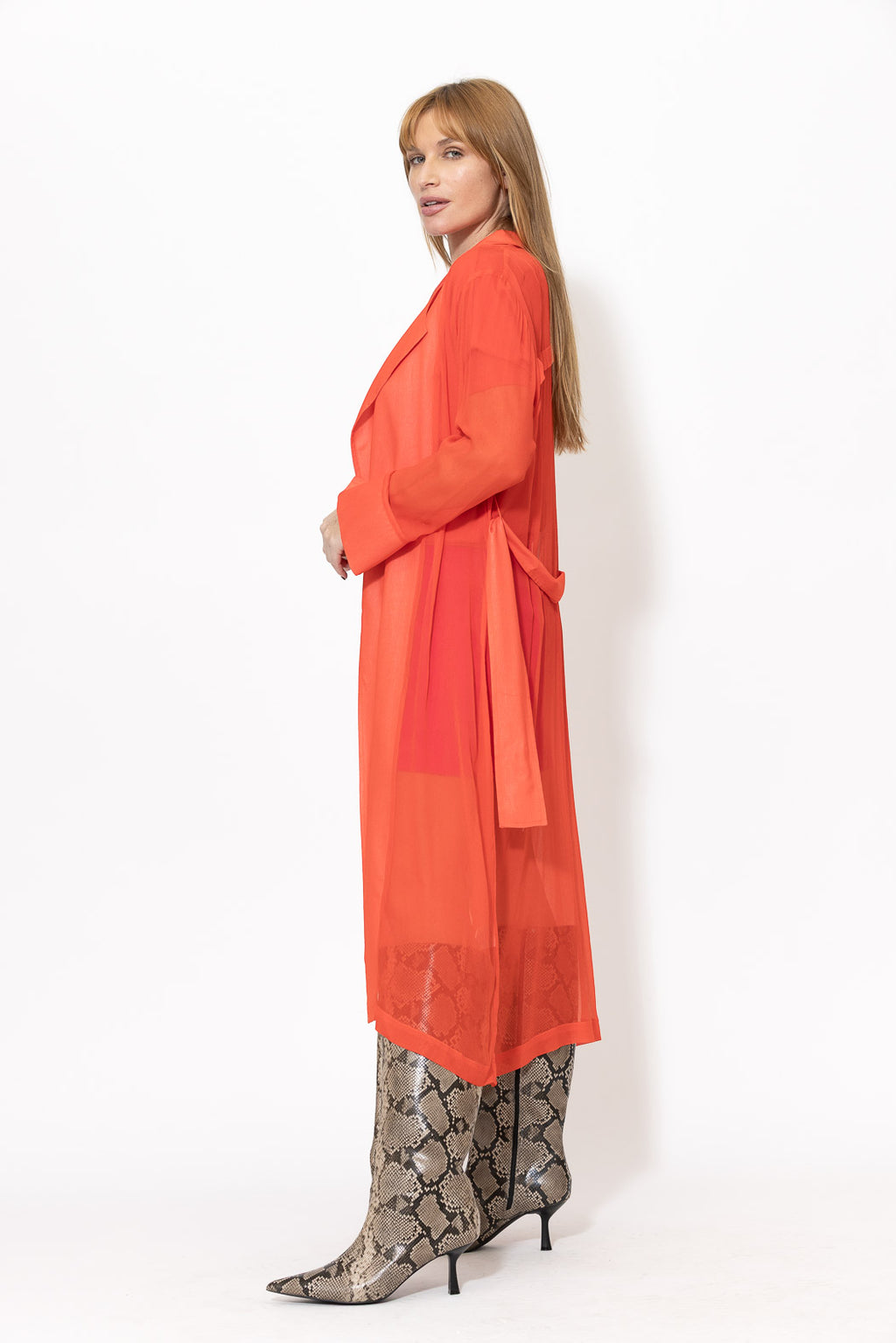 Tangello Viscose Trench Coat