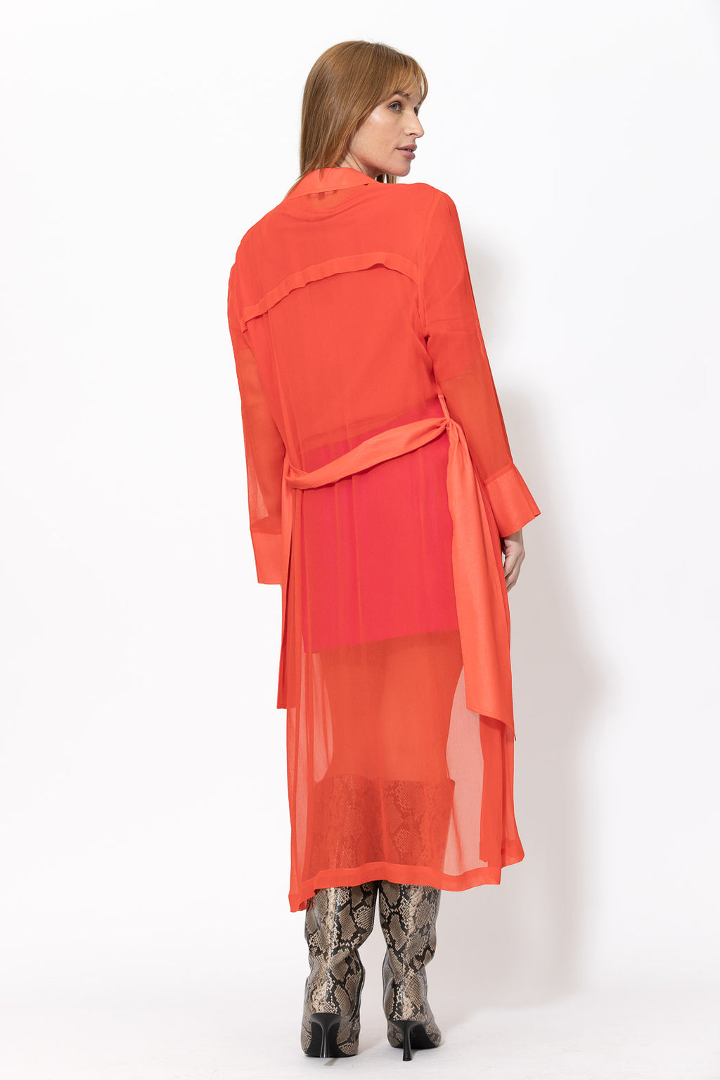 Tangello Viscose Trench Coat