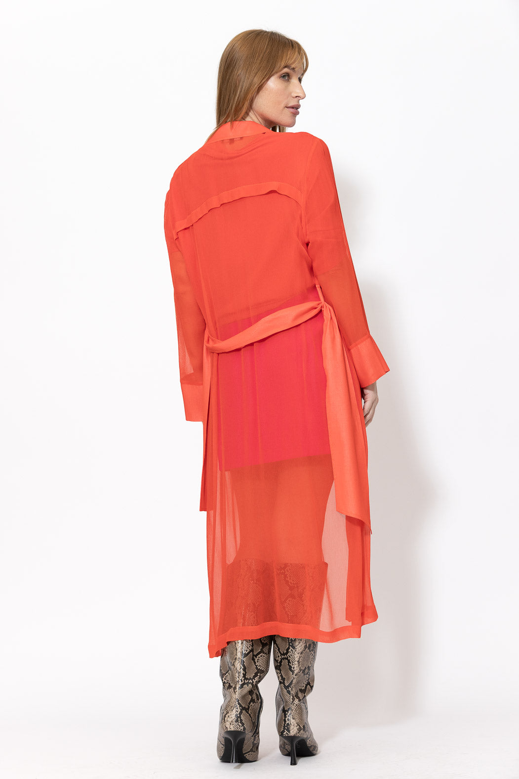 Tangello Viscose Trench Coat