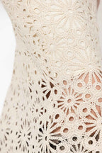 Ecru Crochet Skirt
