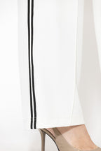 Ivory Euro Pintuck Spot Pant