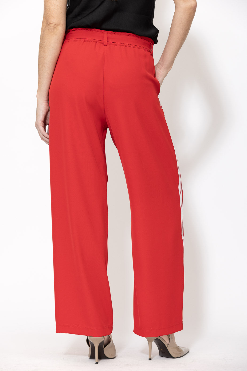 Red Euro Pintuck Sport Pant