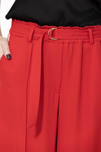 Red Euro Pintuck Sport Pant