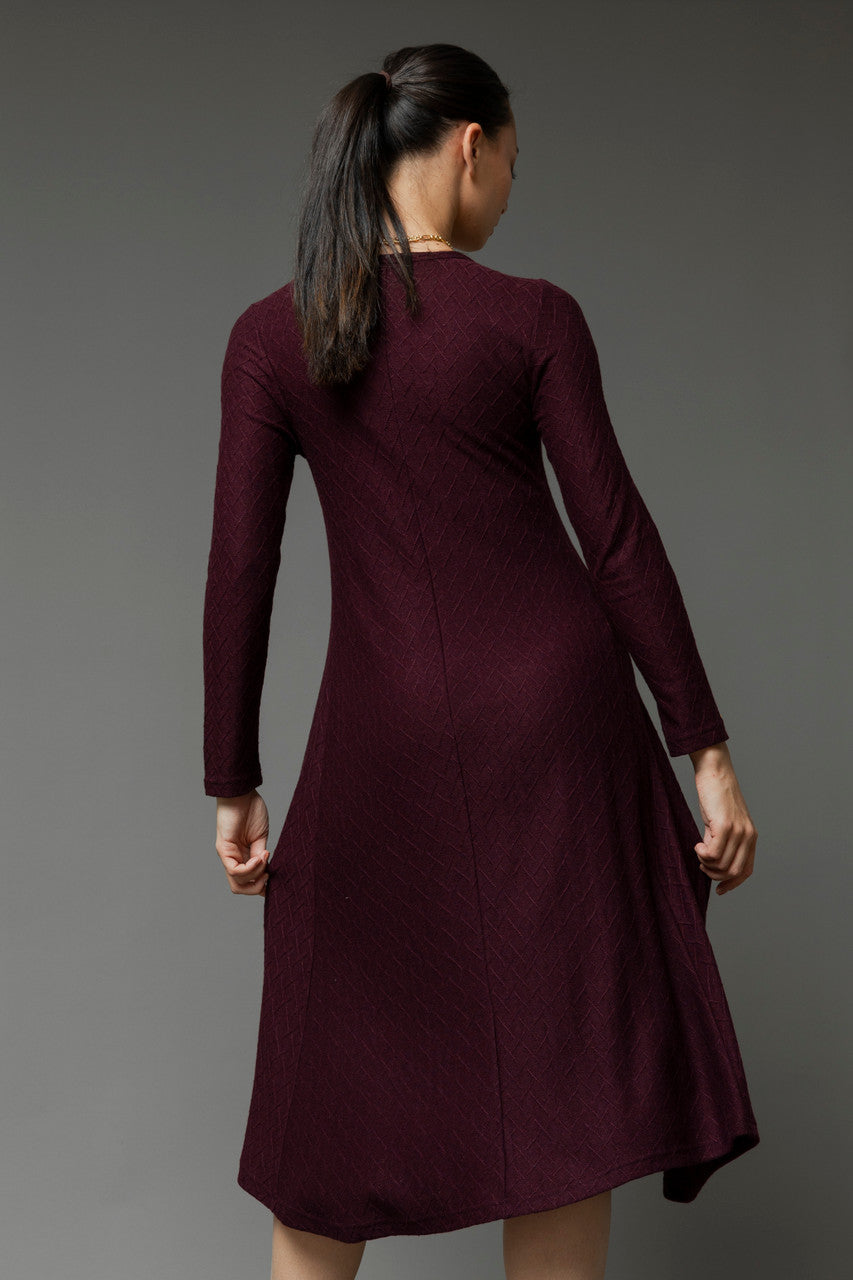 Plum Bella Keyhole Dress