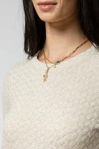 Ivory Sparkle Crew Top