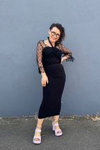 Hearts Mesh Flounce Jacket - FINAL SALE