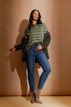 Mid Denim Corset Miracle Jean Mid Denim