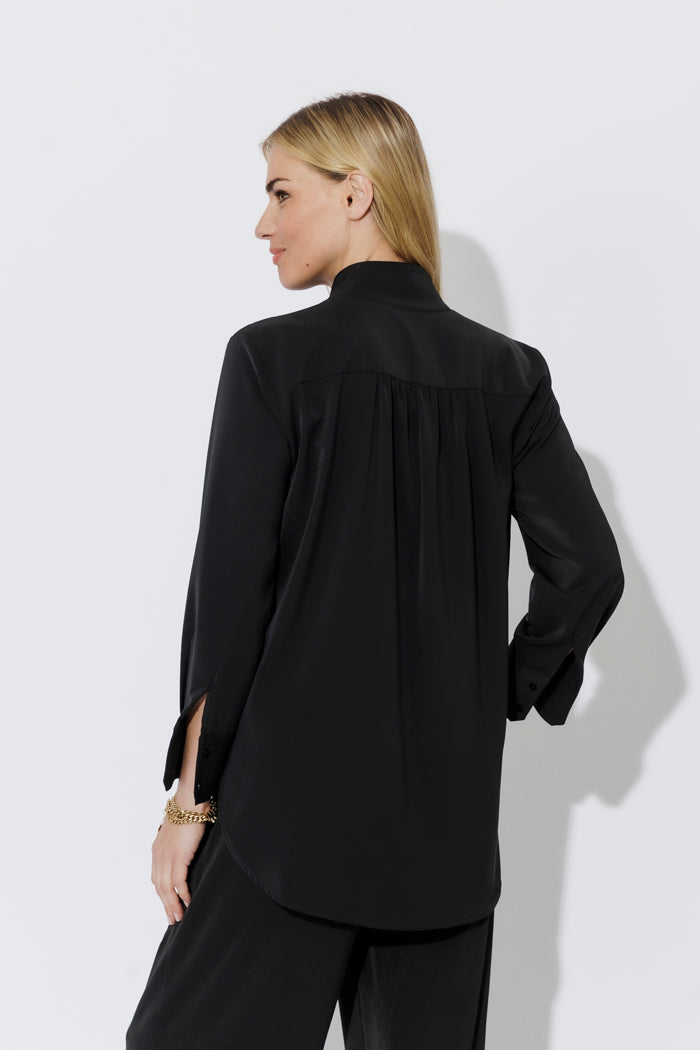 Black Luxury Cargo Blogger Shirt