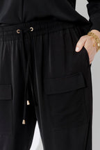 Black Luxury Cargo Pant
