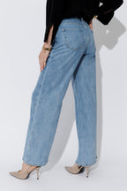 Light Denim Button Front Jean