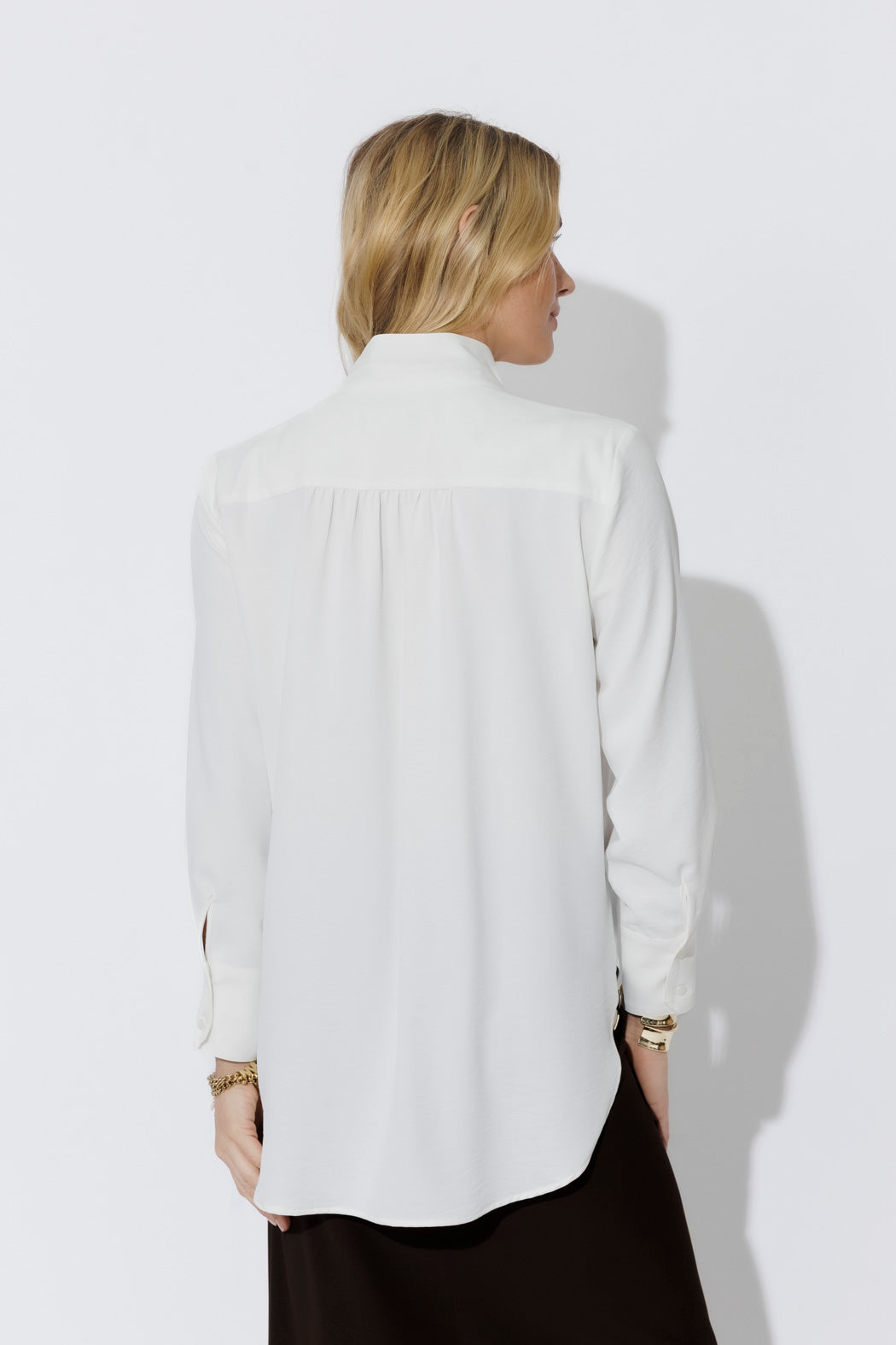 Ivory Luxury Cargo Blogger Shirt