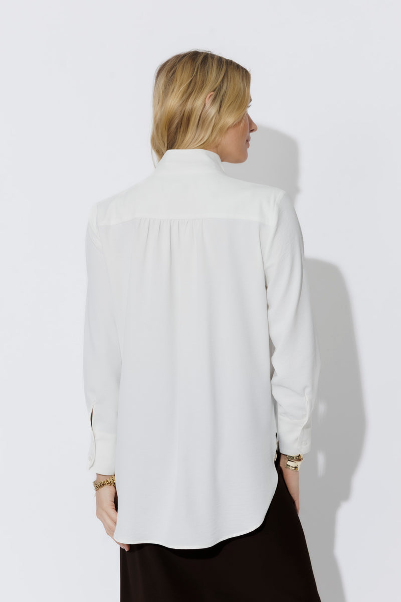 Ivory Luxury Cargo Blogger Shirt