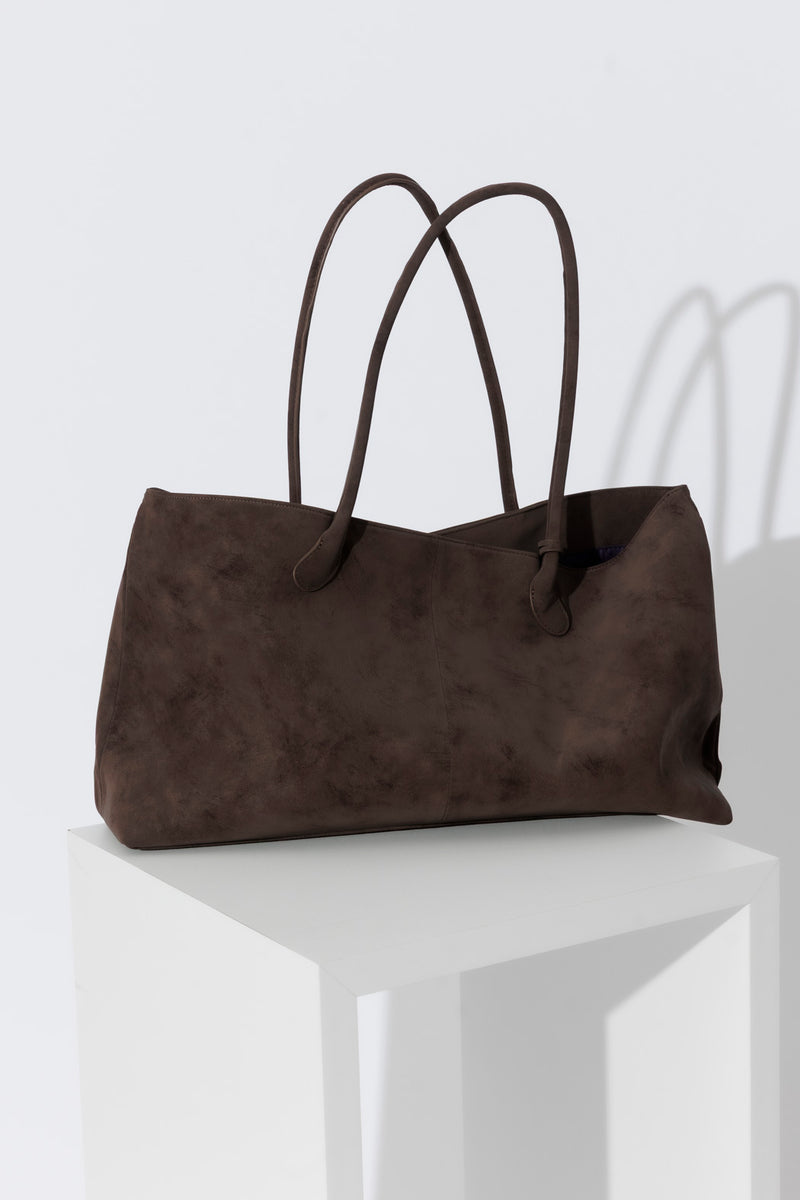 Dark Brown Director Tote Bag