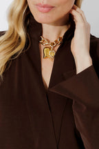 Chocolate Luxury Longline Blogger Shirt