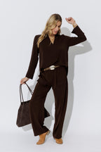 Chocolate Luxury Longline Blogger Shirt