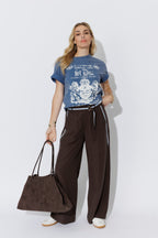 Chocolate Lyocell/Linen Sport Pant