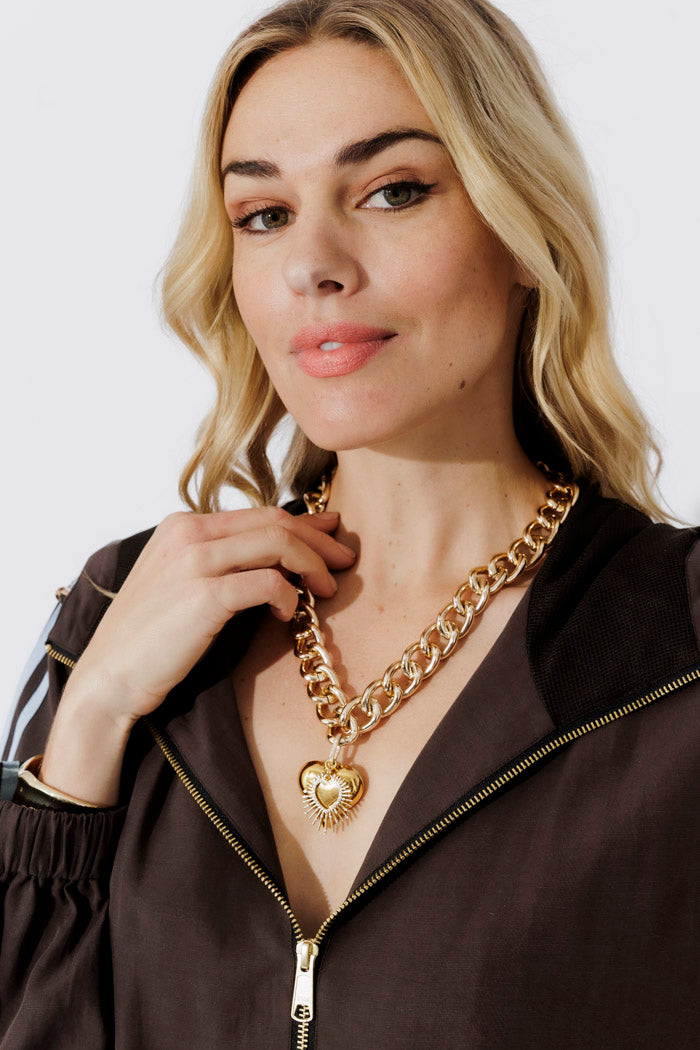 Gold Plated Lover Necklace