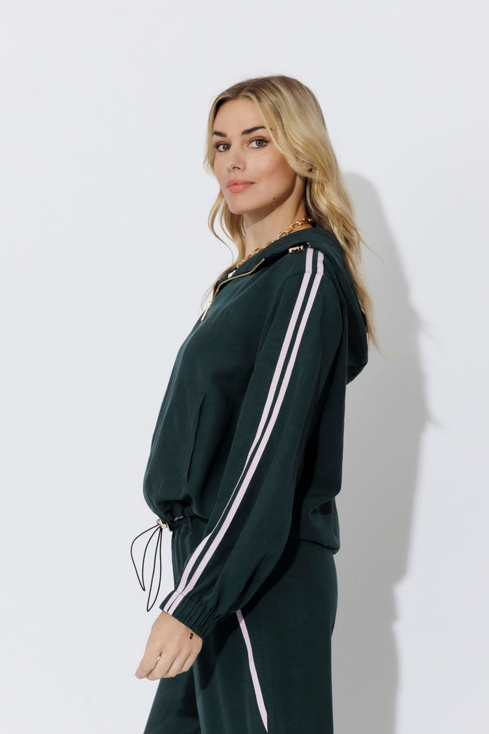 Teal Lyocell/Linen Sport Jacket