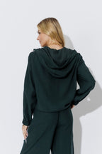 Teal Lyocell/Linen Sport Jacket