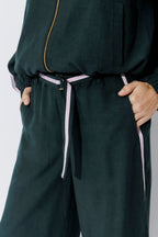 Teal Lyocell/Linen Sport Pant