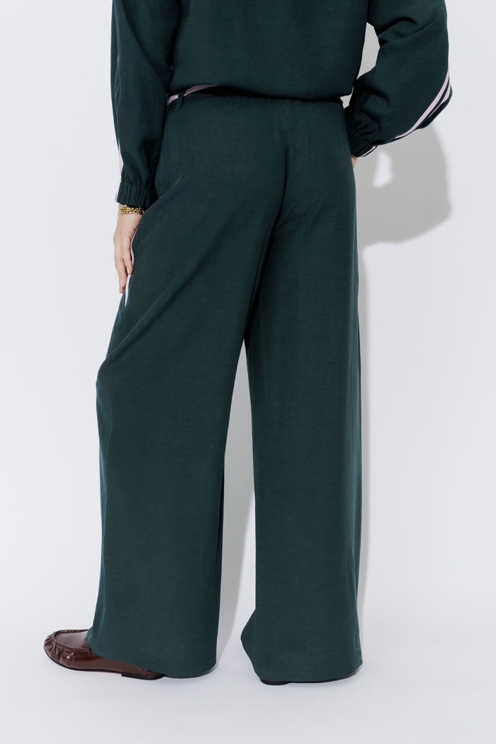 Teal Lyocell/Linen Sport Pant
