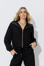 Black Leisure Sport Jacket
