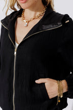 Black Leisure Sport Jacket