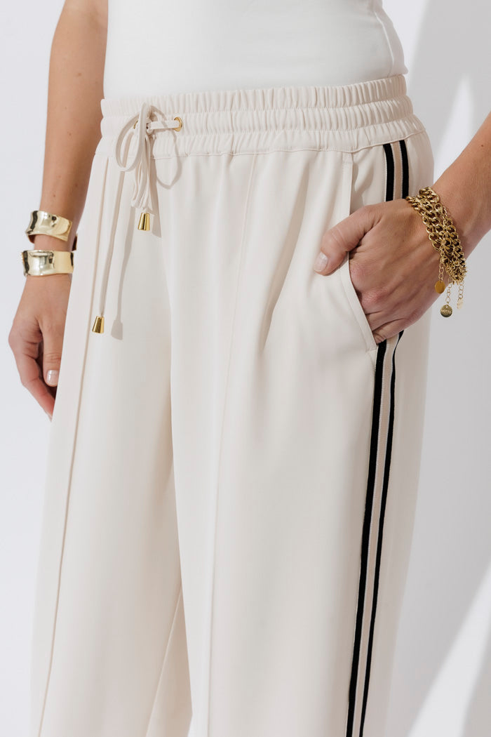 Ivory Euro Pintuck Sport Pant