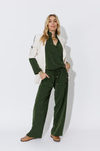 Forest Luxury Longline Blogger Shirt