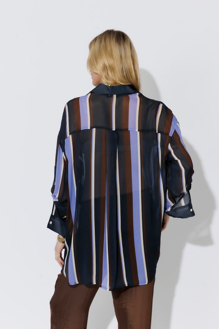 Stripe Viscose Florence Shirt