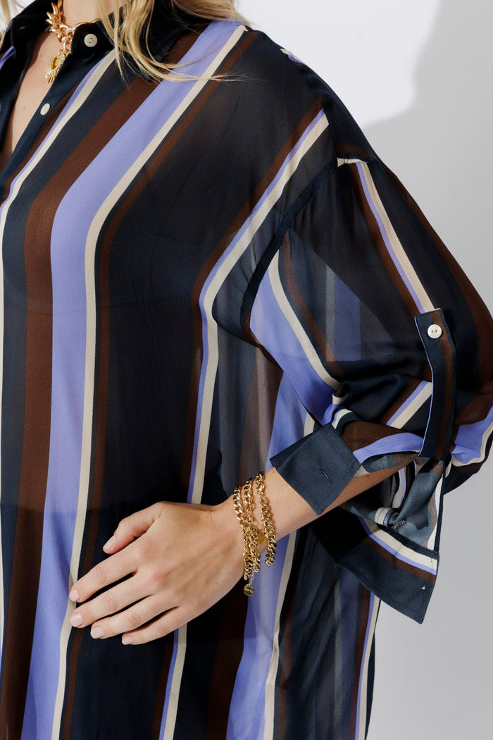 Stripe Viscose Florence Shirt