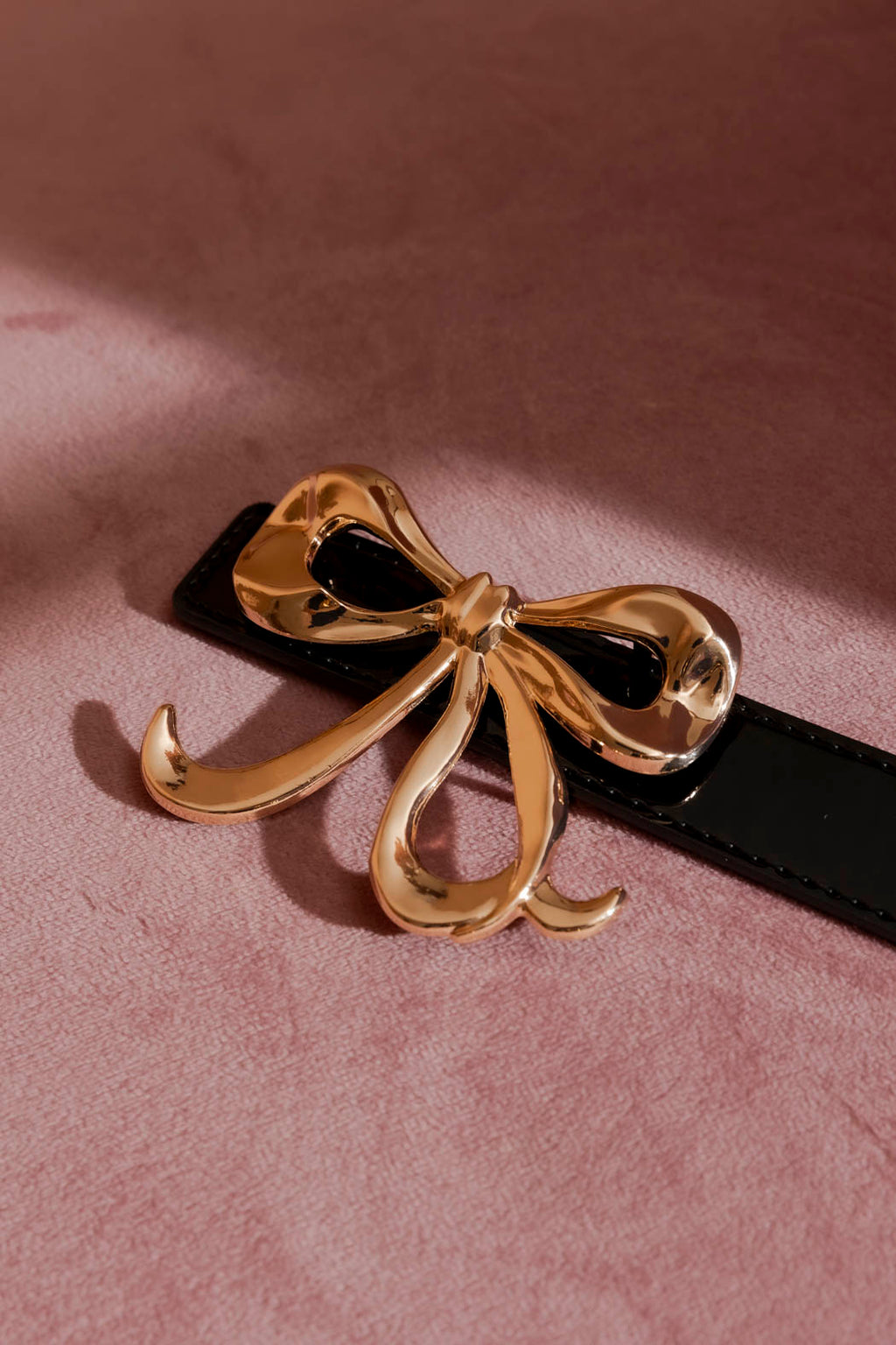 Black Bow Belt Black S/M