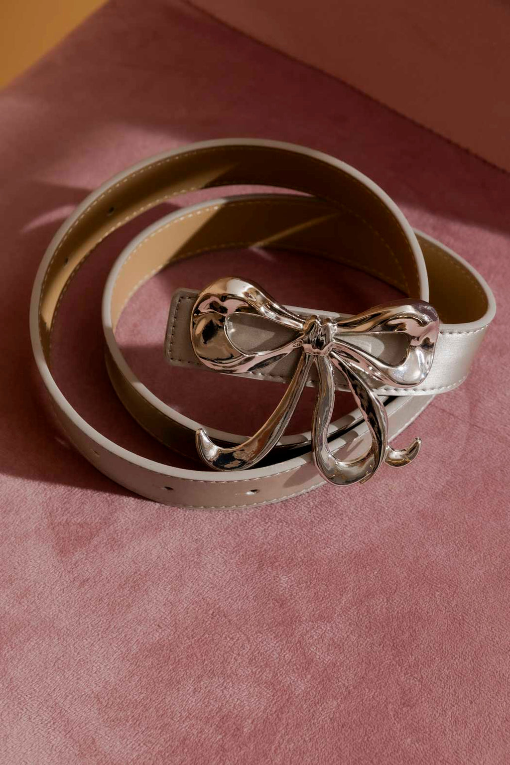 Pewter Bow Belt Pewter S/M