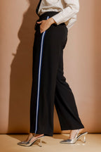 Black Side Stripe Culotte